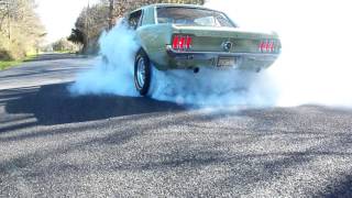 1967 Mustang 289 Burnout [upl. by Ilil294]