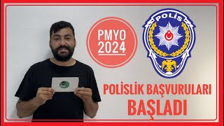 POLİSLİK BAŞVURULARI BAŞLADI  2024 PMYO BAŞVURUSU POLİS NASIL OLUNUR [upl. by Romeyn]