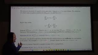 Complex Analysis Sequences Series Uniform Convergence and Weierstrass MTest 102224 part 1 [upl. by Burrow]