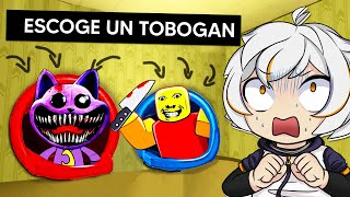 NO ELIJAS EL TOBOGAN INCORRECTO PICK A SLIDE ROBLOX COMPLETO [upl. by Gladstone]