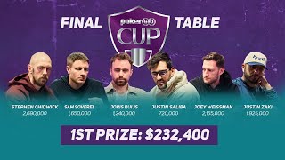 MESA FINAL 10100 PokerGO Cup 5 con Stephen Chidwick Sam Soverel Joris Rujis Saliba [upl. by Airlia]