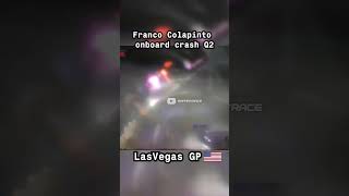 Franco Colapinto bate no Q2 do GP de Las Vegas 2024 lasvegasgp francocolapinto f1shorts [upl. by Anecuza]