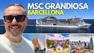 MSC GRANDIOSA 🇪🇸 BARCELLONA VISITIAMO LA CITTA  Crociera Escursioni [upl. by Jair]