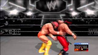 WWE All Stars Macho Man Randy Savage Entrance amp Finisher [upl. by Enomal]