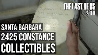 All Collectibles  Chapter Santa Barbara  2425 Constance  The Last of Us Part 2 [upl. by Ettegdirb447]