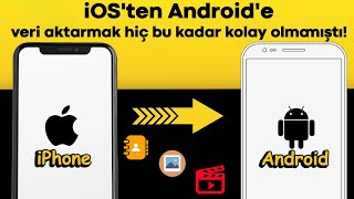 iPhonedan Androide Ücretsiz Veri Aktarımı Nasıl YapılırRehberFotoğrafVideo YENİ YÖNTEM [upl. by Anatollo]