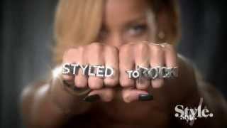 Rihanna Styled To Rock on Style Promo Video [upl. by Ahsiener]