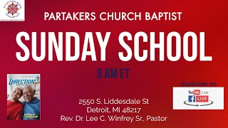 Partakers Church Sunday School 12323 [upl. by Murton]