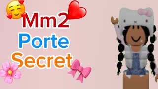 SECRET MM2Roblox je vous montre comment ouvrire la porte secrète sur mm2 [upl. by Gannon]