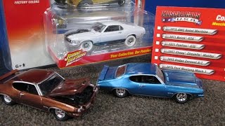 Johnny Lightning Muscle Cars USA 2016 Release 1 AampB with Chase Rare White Lightning [upl. by Milan]