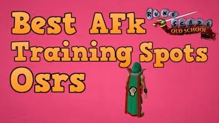 Best Afk training method OSRS [upl. by Enneirb974]