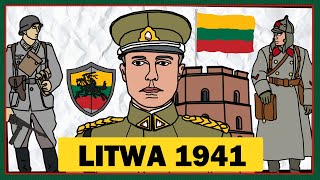 Litewskie powstanie antysowieckie 🇱🇹 Powstanie Czerwcowe 1941 [upl. by Marchak]