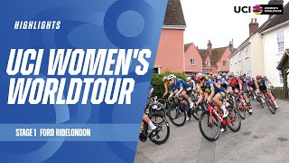 Stage 1  Ford RideLondon  2024 UCI Womens WorldTour [upl. by Aiek]