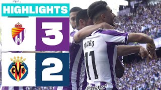 Resumen de Real Valladolid CF vs Villarreal B 32 [upl. by Ycnaf]