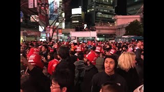 Tokyo New Year Countdown 2018  2019 Shibuya Crossing New Years Eve RAW VIDEO [upl. by Folsom]