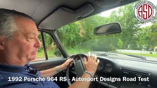 1992 Porsche 964 RS  Autosport Designs Road Test [upl. by Mildrid]