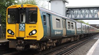 Chasing the 507 farewell Wirral Swan Song across the Wirral line 150924 [upl. by Armallas]