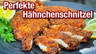 So machst Du die besten Hähnchenschnitzel Kross und saftig  Westmünsterland BBQ [upl. by Alinna747]