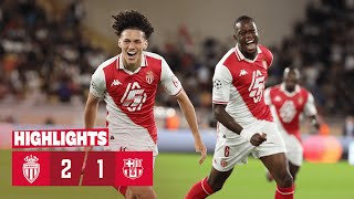 AS Monaco  FC Barcelone  Ligue des Champions  1ère journée [upl. by Samuele]