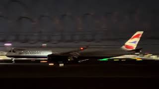 British Airways Airbus A3501000 GXWBA arrives in Las Vegas [upl. by Attenaj]