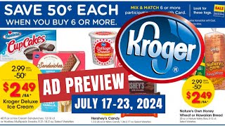 NEW MEGA Kroger Ad Preview for 717723  Buy 6 Save 50 Each MEGA Self Care Event  MORE [upl. by Redwine494]