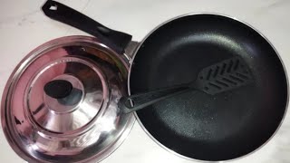 Frying Pan unboxing  best frying pan 24 cm 2 litres [upl. by Karin234]