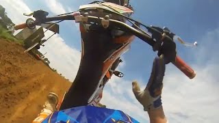 Hectic Dirt Bike Crashes [upl. by Hnil]