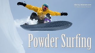 snowboarding without bindings  Powder Surfing [upl. by Anehta]