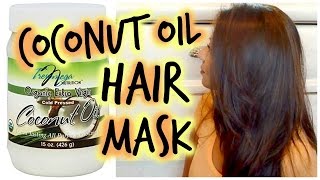 How to Apply Coconut Oil │ Grow Long Healthy Hair Repair Damaged Hair w Results [upl. by Firehs]