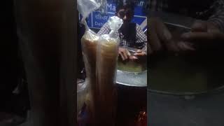 Ice🧊cream selling a man on street youtube dessert trend food streetbhel icecream panipuri [upl. by Edik99]