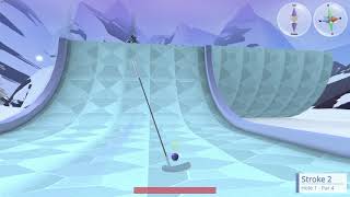 4D Golf Arctic  Half Pipe 2 strokes [upl. by Les]