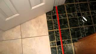 How to Position Door Threshold on Floor [upl. by Eneiluj]