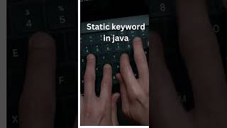 Trailer  Static Keyword in java [upl. by Jinny]