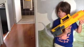 Nerf battle at home 2012 [upl. by Jolynn]