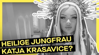 Katja Krasavice So inszeniert sie sich in “ICH SEH” als SuperHeilige  PULS Musikanalyse [upl. by Nemra]