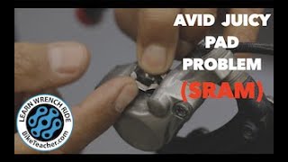 Avid Juicy brake Pad trouble shooting hydraulic disc brake [upl. by Anivle684]