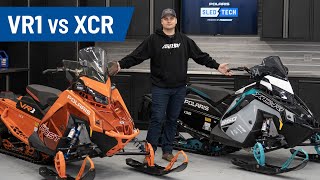 INDY XCR vs INDY VR1 – Sled Tech EP 7  Polaris Snowmobiles [upl. by Dixon]