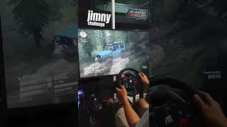 jimny challenge  terguling saat lewati jalur offroad jimnychallenge offroad shorts jimny [upl. by Alleinad]