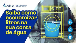 Um pingo de consciência economiza litros  Campanha de reúso de águas cinzas [upl. by Celina]