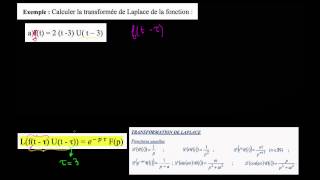 Ex  a donner la transformée de Laplace de ft  2t  3 Ut  3 [upl. by Laroc492]