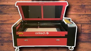 Omtech 100w Co2 Laser Cutting  Engraving Machine  Basic Review and First Impression [upl. by Aicillyhp639]