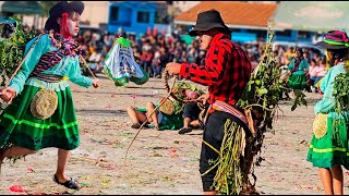 LOS CAMPESINOS de HUAMANGUILLA 2024 🪈 CARNAVAL RURAL [upl. by Htenay]