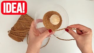 You Should See What I Made With A Plastic Container and Thick Paper String [upl. by Trah]