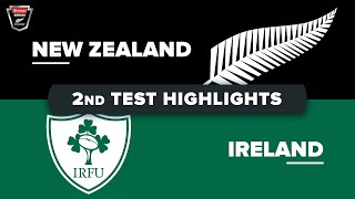 July Internationals  New Zealand v Ireland  Second Test Highlights [upl. by Pedroza467]