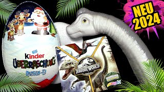 Kinder Überraschung ® Jurassic World ™ Riesen Ei 2024  Brachiosaurus  Unboxing [upl. by Rika789]