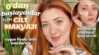 Sıfırdan başlayanlar için kusursuz CİLT MAKYAJI 🌸 Tüm ipuçlarım uygun fiyatlı ürün önerilerim [upl. by Rehptosirhc]