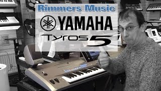 Yamaha Tyros5 Keyboard  Rimmers Music [upl. by Wesa]