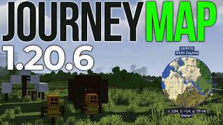 How To Add Journey Map to Minecraft 1206 [upl. by Corder]