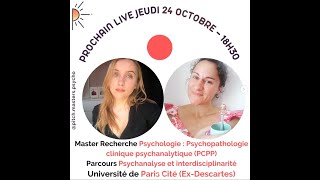 M2 Recherche Psychanalyse et interdisciplinarité  Paris Cité Campus Boulogne [upl. by Neelyk932]