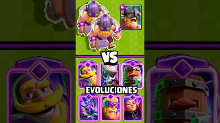 BARBAROS de ELITE vs TODAS LAS CARTAS EVOLUCIONADAS  clashroyale [upl. by Vicky]